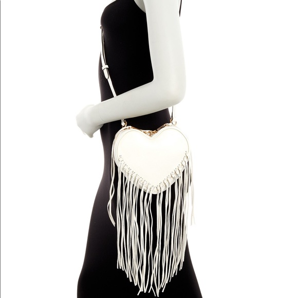 Rebecca Minkoff Heart Fringe Cross Body Bag - Picture 4 of 4